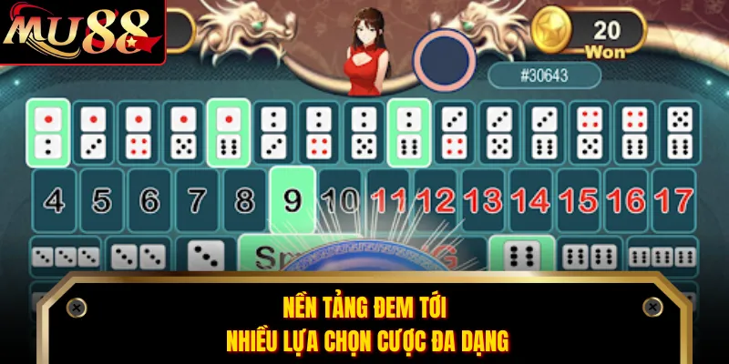 Nền tảng đem tới nhiều lựa chọn cược đa dạng