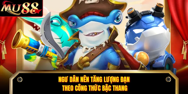 Ngư dân nên tăng lượng đạn theo công thức bậc thang